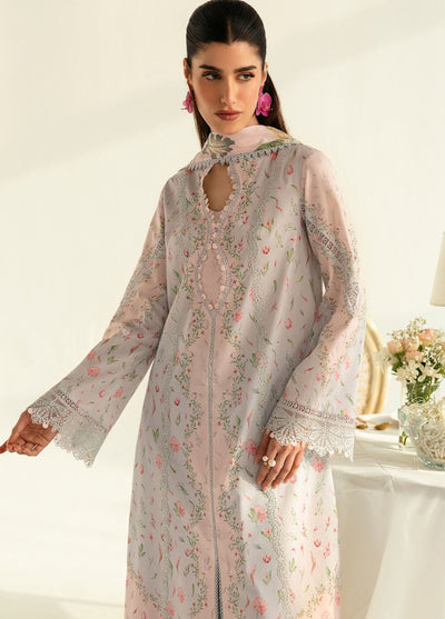 Q Prints by Qalamkar Unstitched Lawn Collection 2025 Jane PQ-7B