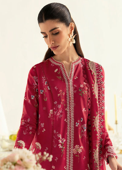 Q Prints by Qalamkar Unstitched Lawn Collection 2025 Kiara PQ-8A