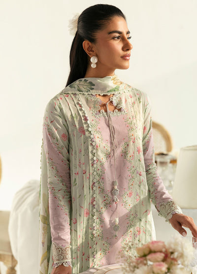 Q Prints by Qalamkar Unstitched Lawn Collection 2025 Lira PQ-7A