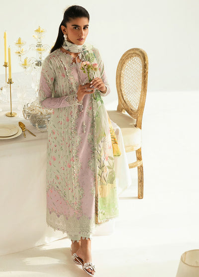 Q Prints by Qalamkar Unstitched Lawn Collection 2025 Lira PQ-7A