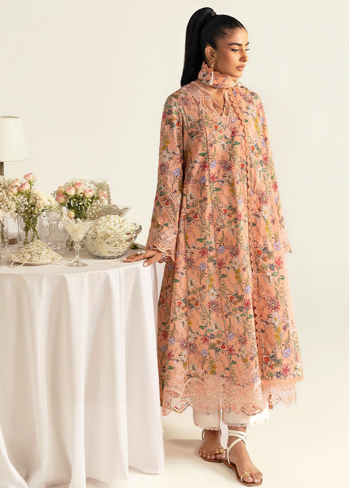 Q Prints by Qalamkar Unstitched Lawn Collection 2025 Maira PQ-10B