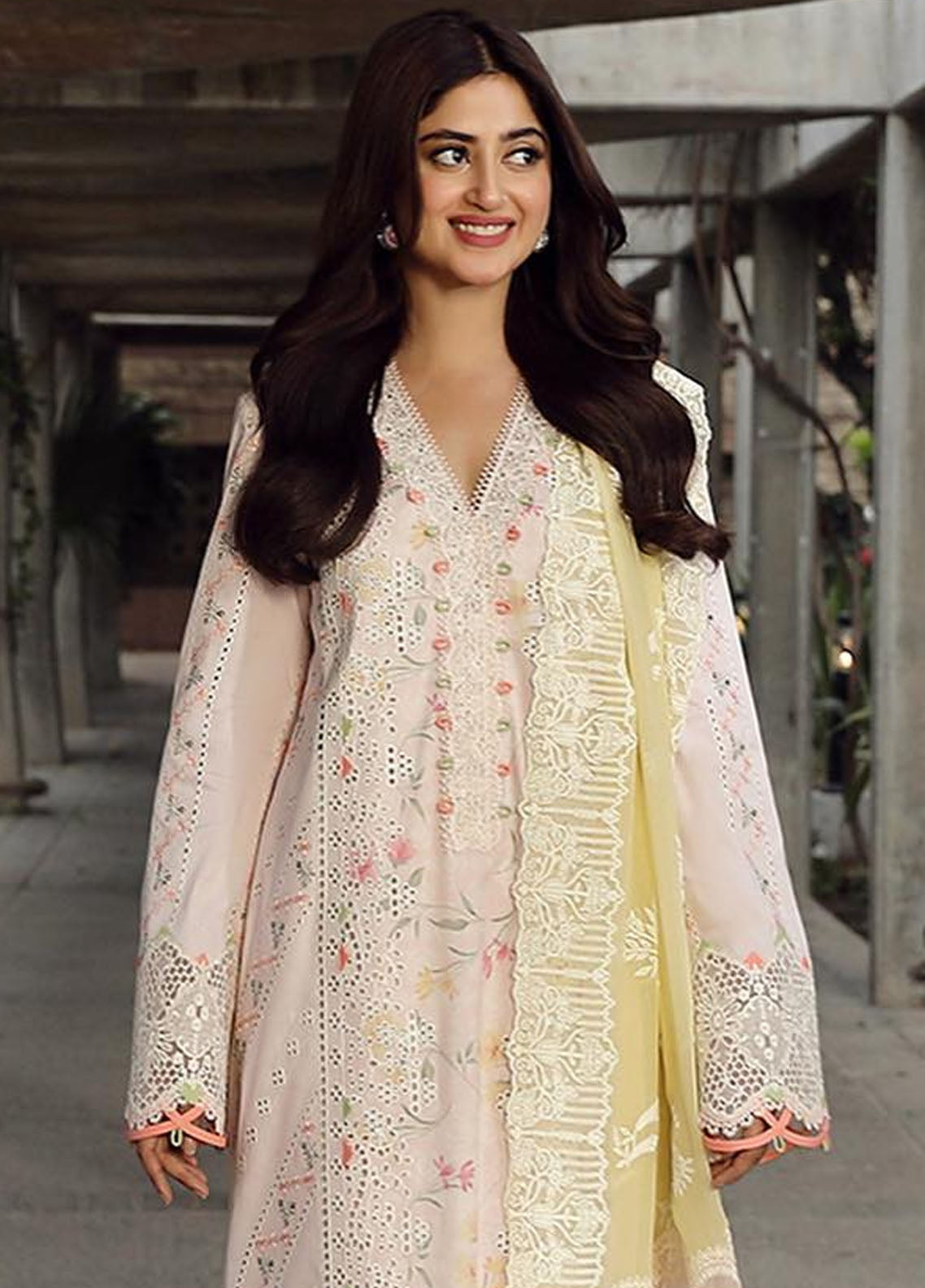 Qalamkar Unstitched Festive Lawn Collection 2024 PS-03 Irsa