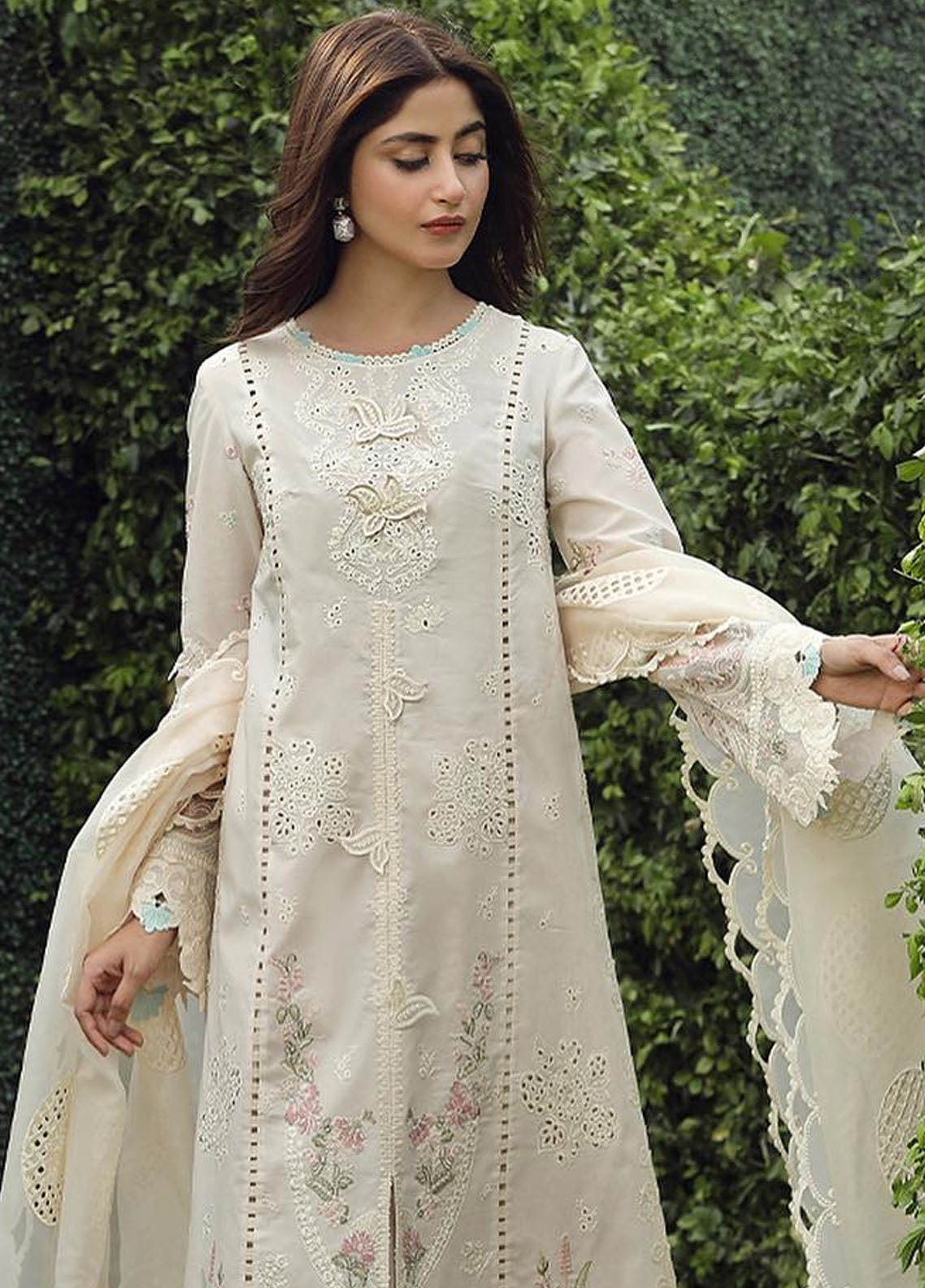 Qalamkar Unstitched Festive Lawn Collection 2024 PS-04 Zuha