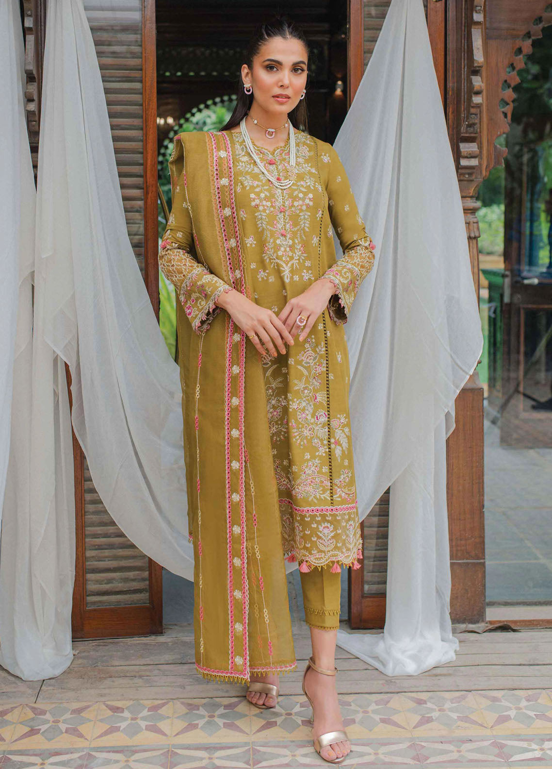 Qalamkar Unstitched Luxury Winter Collection 2023 SC-02 Imani