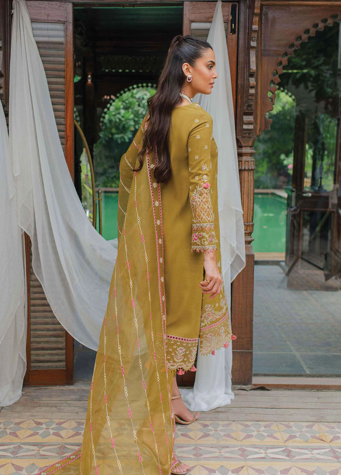 Qalamkar Unstitched Luxury Winter Collection 2023 SC-02 Imani