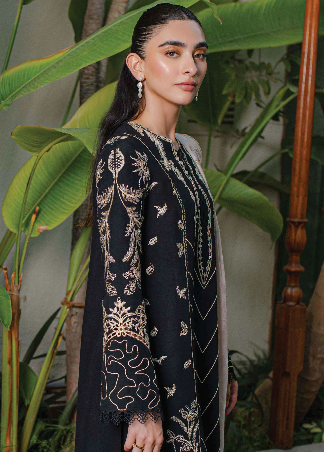 Qline By Qalamkar Unstitched Linen Collection 2023 WL-01 Haven