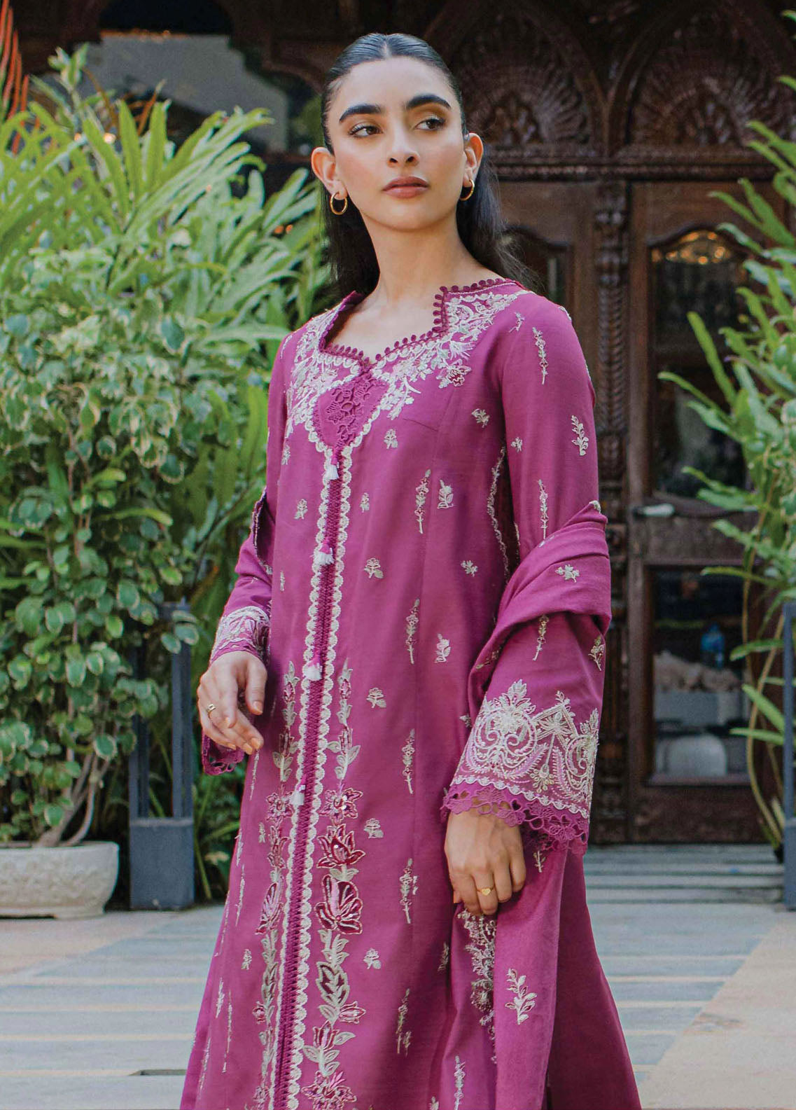 Qline By Qalamkar Unstitched Linen Collection 2023 WL-03 Sera