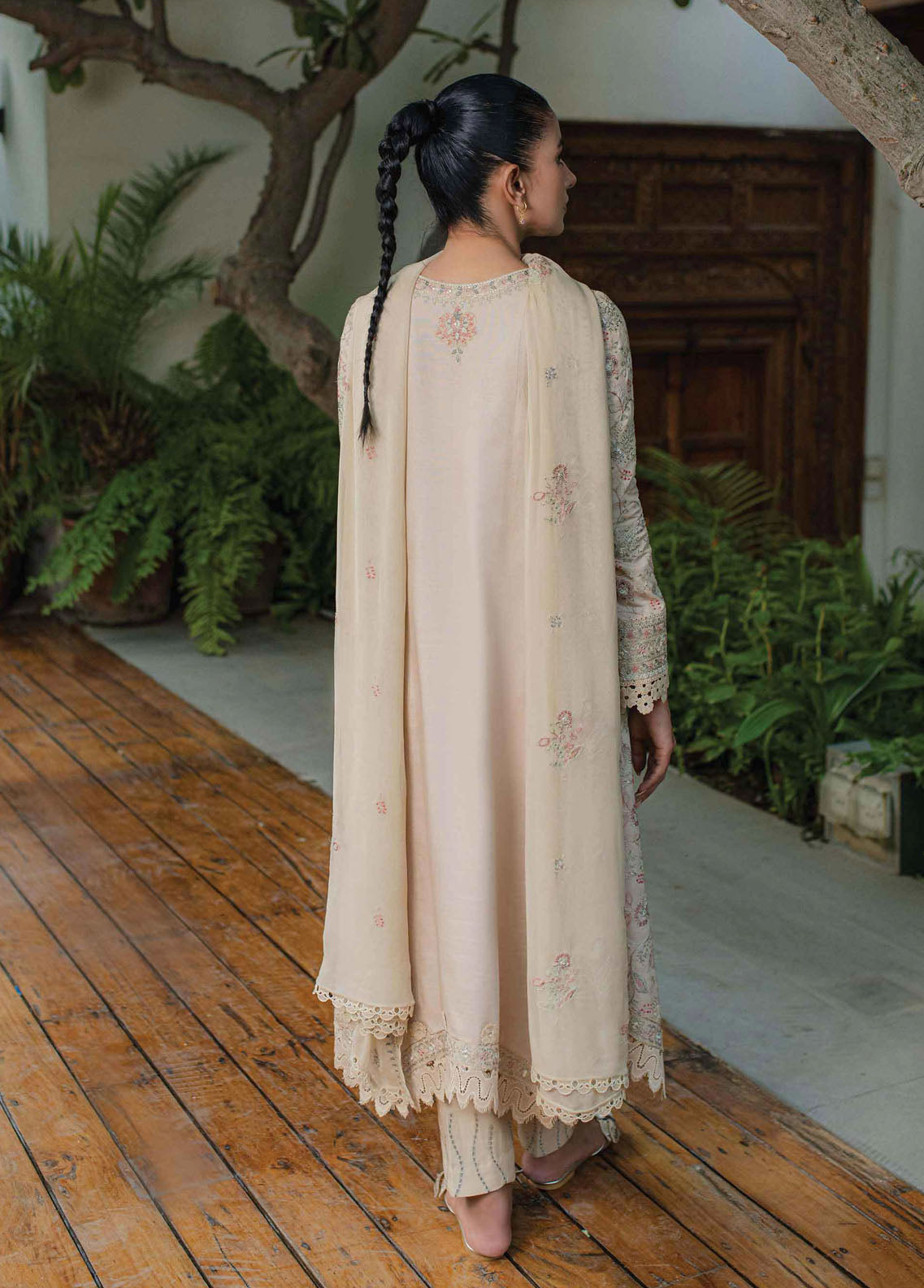 Qline By Qalamkar Unstitched Linen Collection 2023 WL-04 Celeste