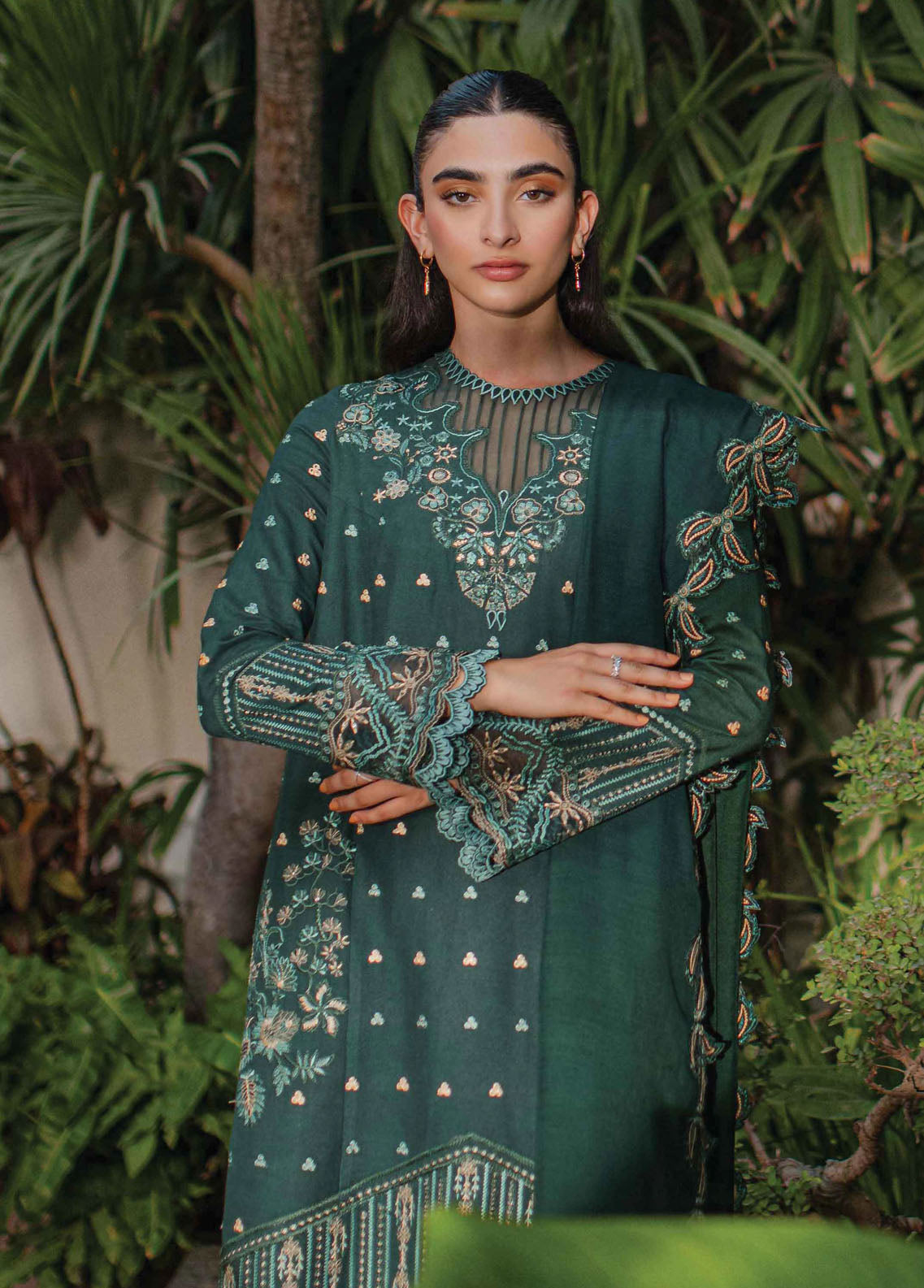 Qline By Qalamkar Unstitched Linen Collection 2023 WL-05 Aurora