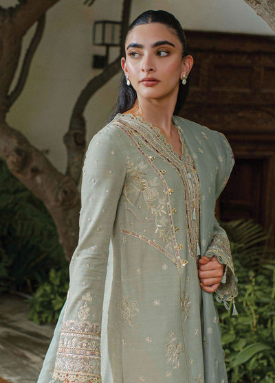 Qline By Qalamkar Unstitched Linen Collection 2023 WL-07 Lavinia