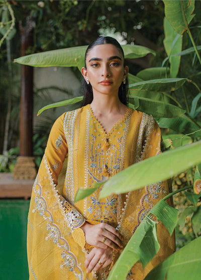 Qline By Qalamkar Unstitched Linen Collection 2023 WL-09 Valeria