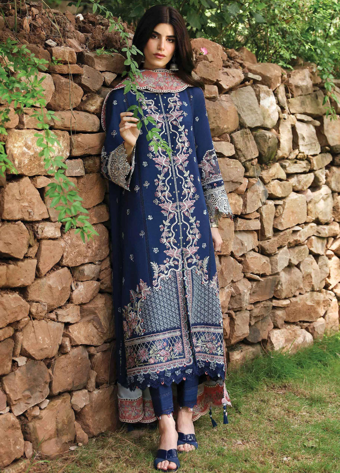 Qlinekari By Qalamkar Unstitched Linen Collection 2024 LM-06 Cadhla