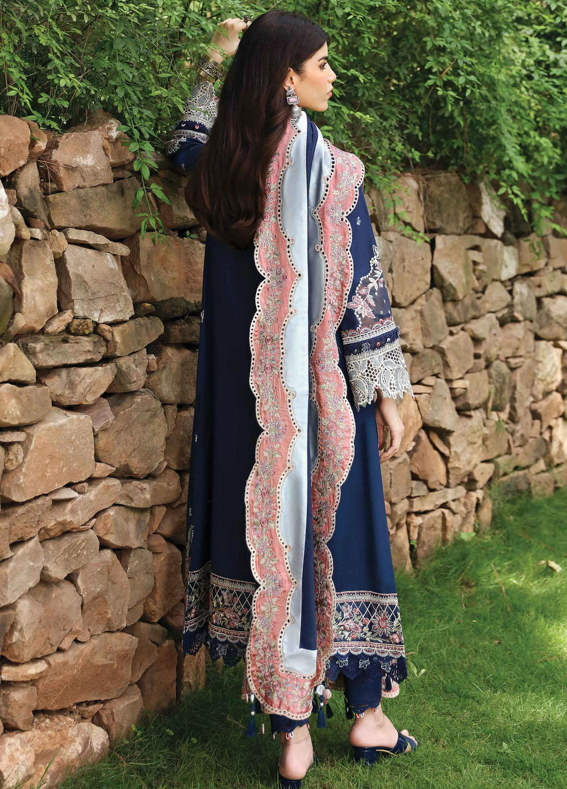 Qlinekari By Qalamkar Unstitched Linen Collection 2024 LM-06 Cadhla