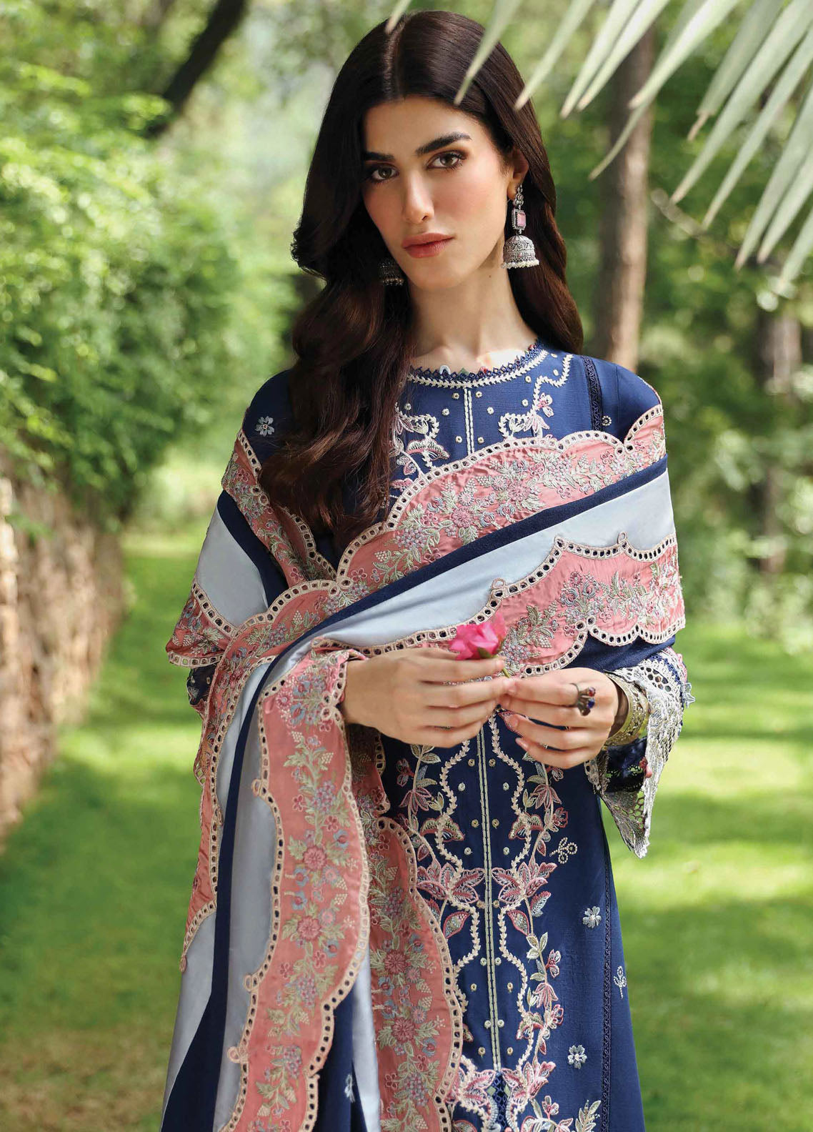 Qlinekari By Qalamkar Unstitched Linen Collection 2024 LM-06 Cadhla