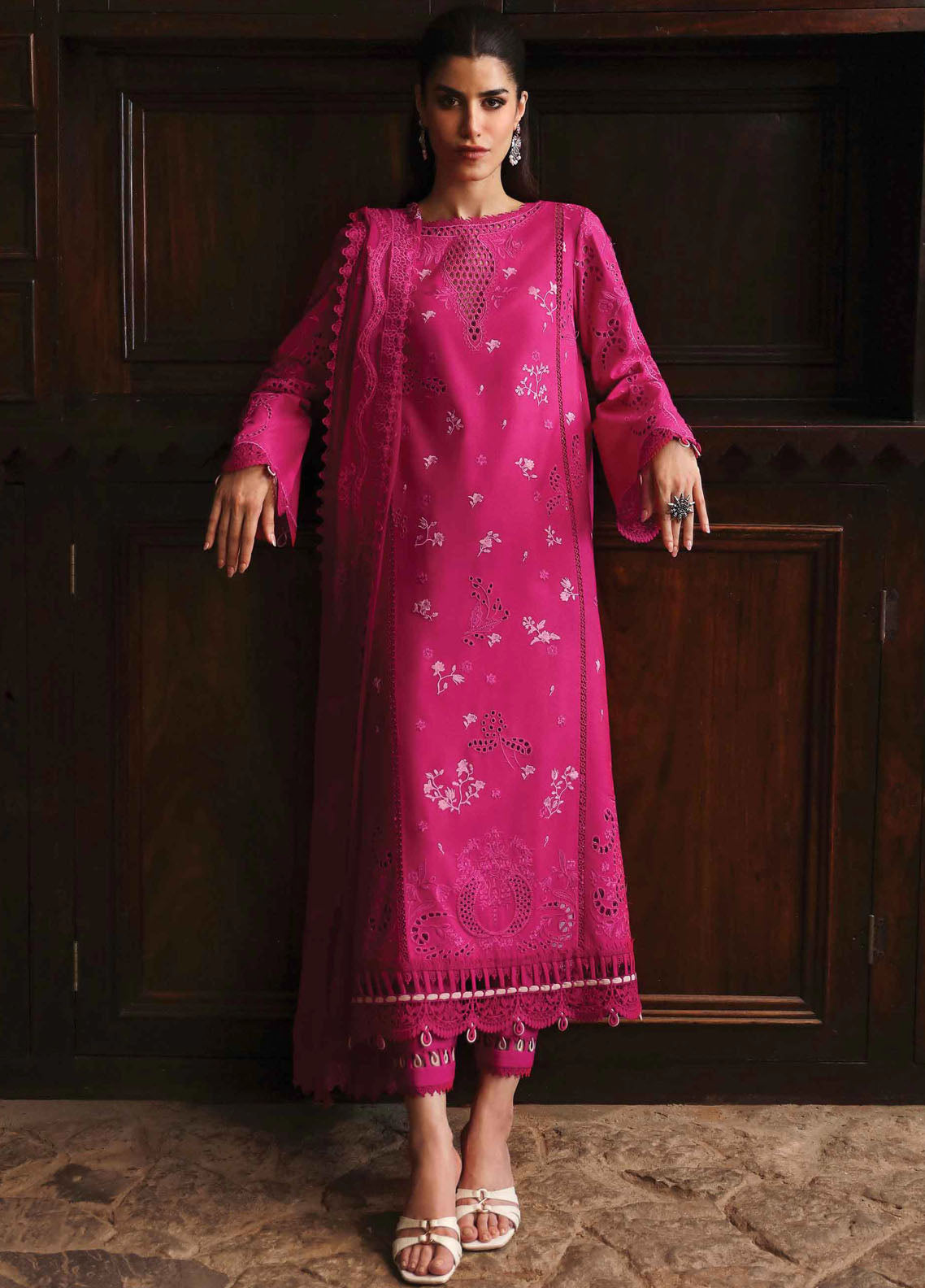 Qlinekari By Qalamkar Unstitched Linen Collection 2024 LM-07 Neesa