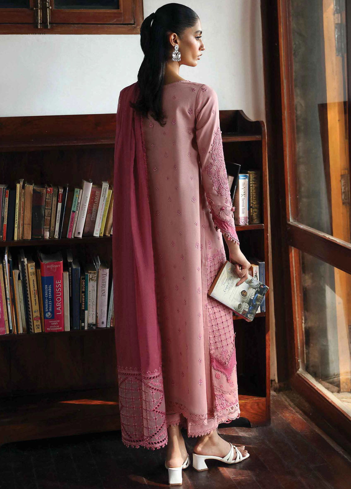 Qlinekari By Qalamkar Unstitched Linen Collection 2024 LM-12 Keira