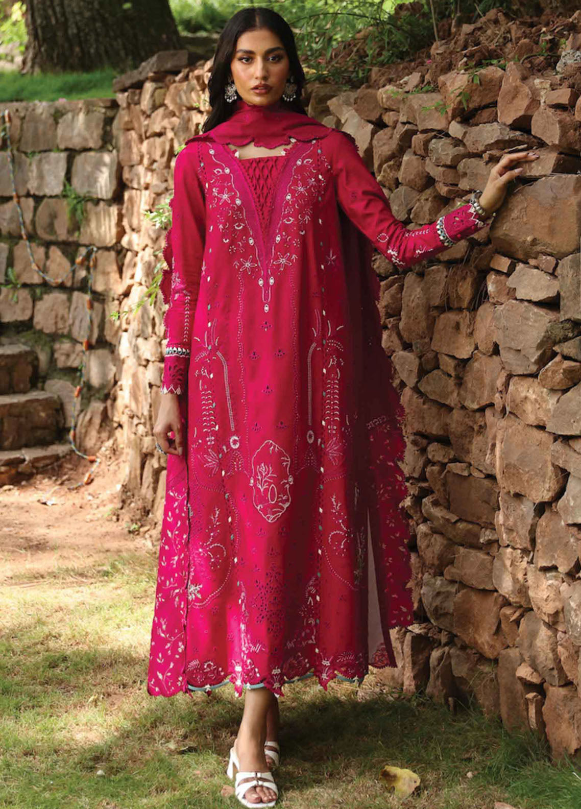 Qlinekari By Qalamkar Unstitched Linen Collection 2024 LM-13 Tara