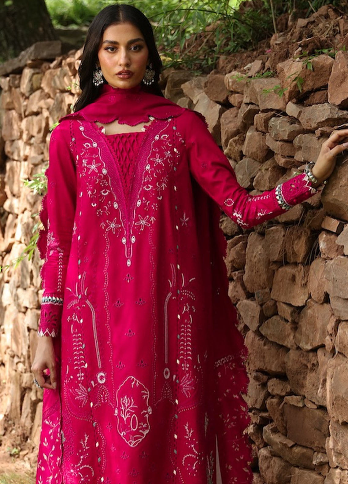 Qlinekari By Qalamkar Unstitched Linen Collection 2024 LM-13 Tara