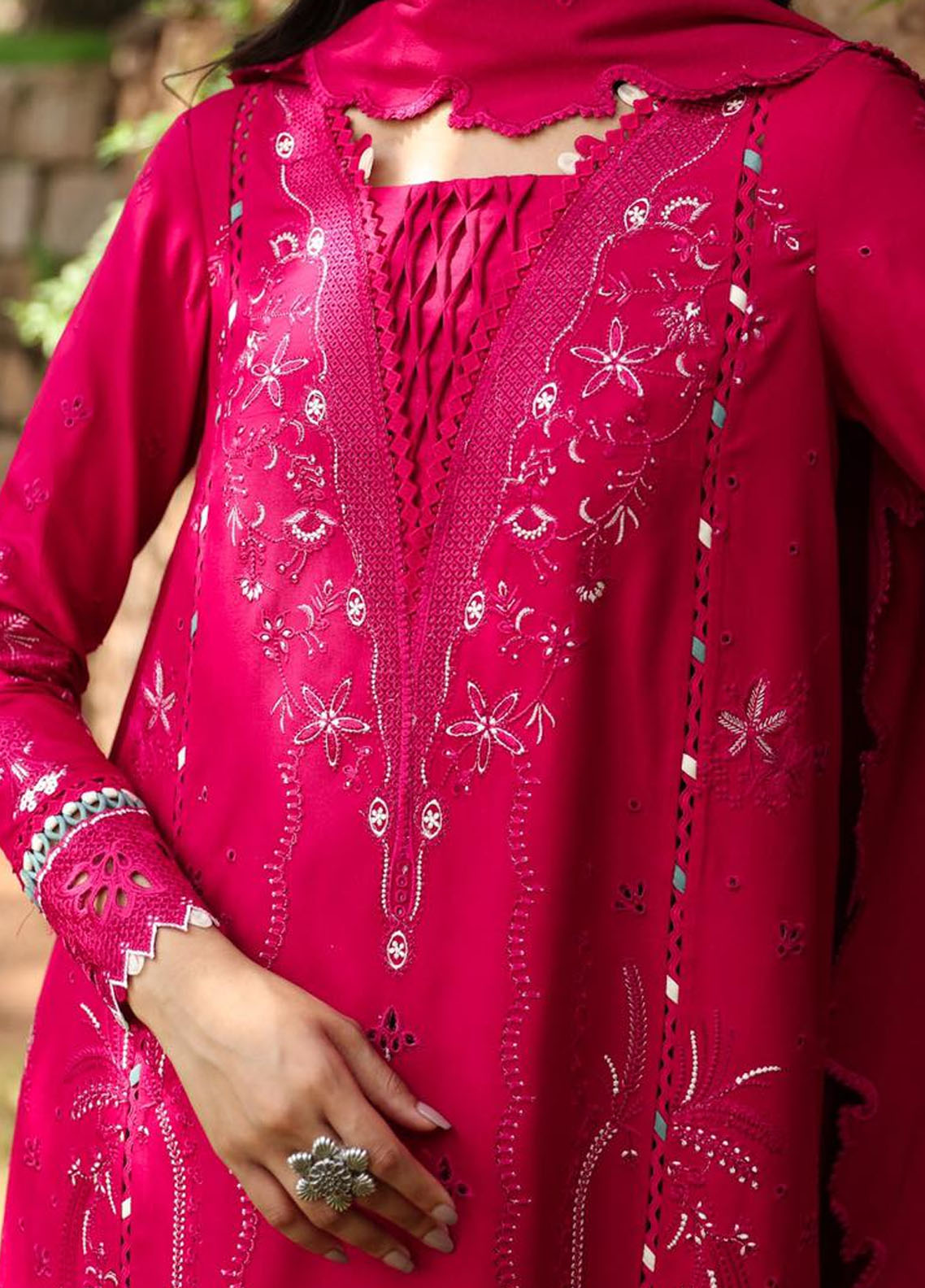 Qlinekari By Qalamkar Unstitched Linen Collection 2024 LM-13 Tara