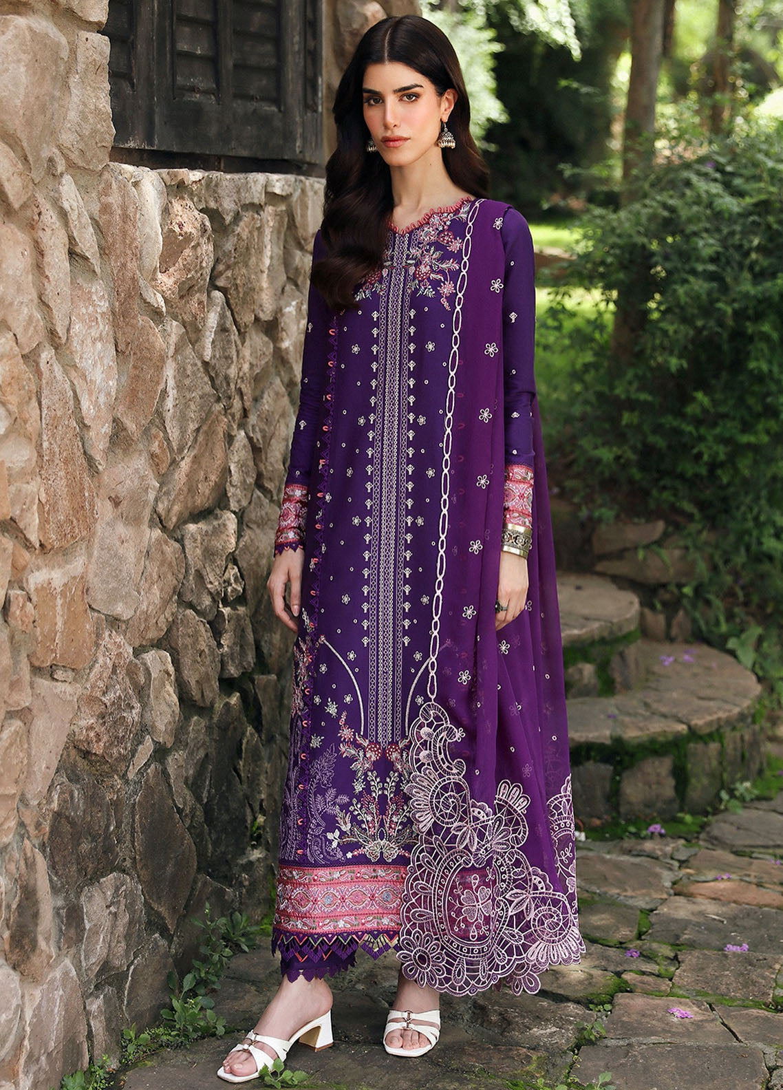 Qlinekari By Qalamkar Unstitched Linen Collection 2024 LM-15 Eimera