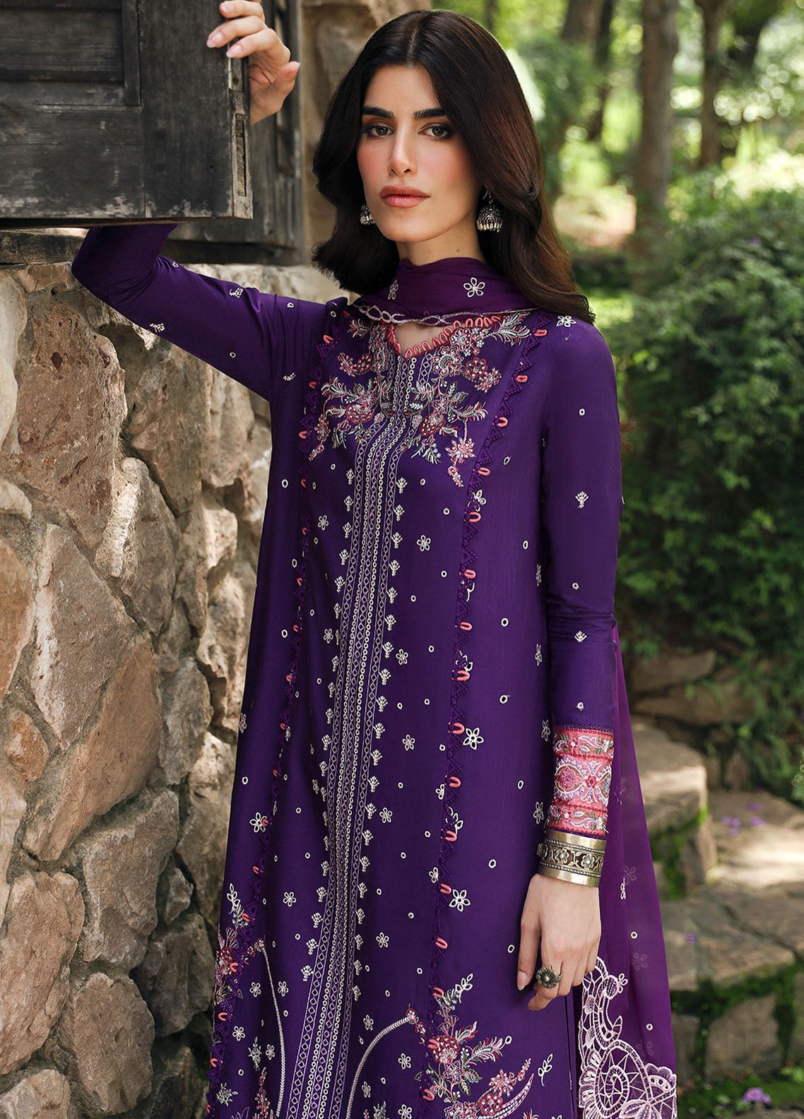 Qlinekari By Qalamkar Unstitched Linen Collection 2024 LM-15 Eimera