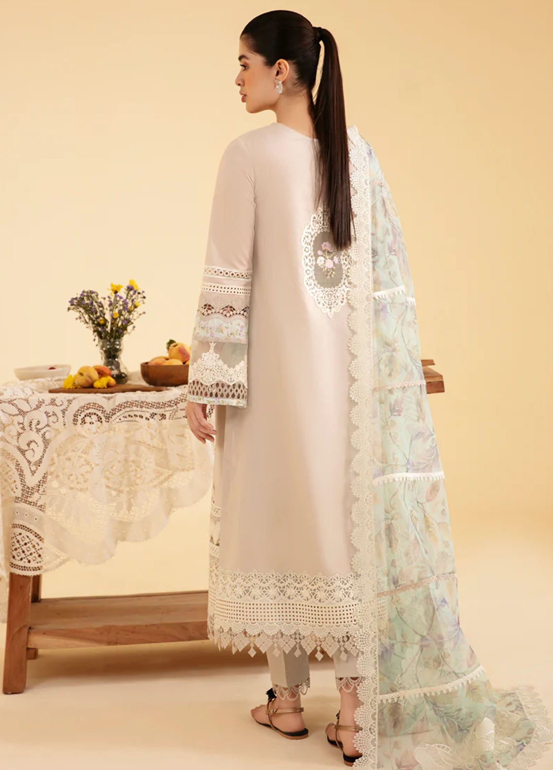 Qlinekari By Qalamkar Unstitched Lawn Collection 2024 SQ-13 Aysel