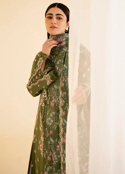 Qlinekari By Qalamkar Unstitched Lawn Collection 2024 SQ-14 Semal