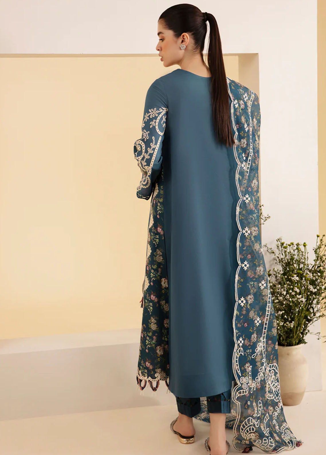 Qlinekari By Qalamkar Unstitched Lawn Collection 2024 SQ-05 Ela