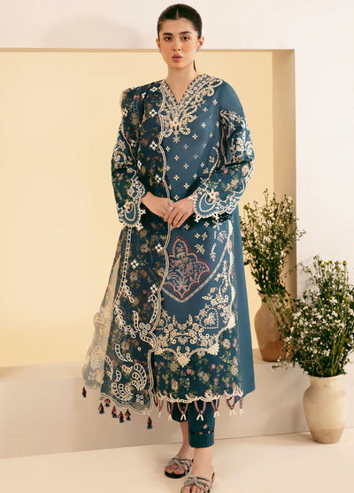 Qlinekari By Qalamkar Unstitched Lawn Collection 2024 SQ-05 Ela