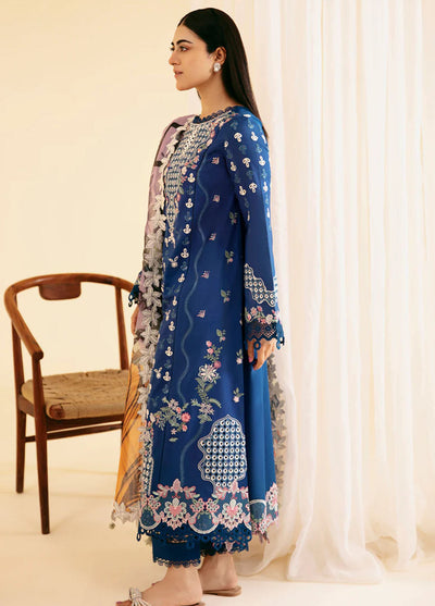 Qlinekari By Qalamkar Unstitched Lawn Collection 2024 SQ-08 Zel