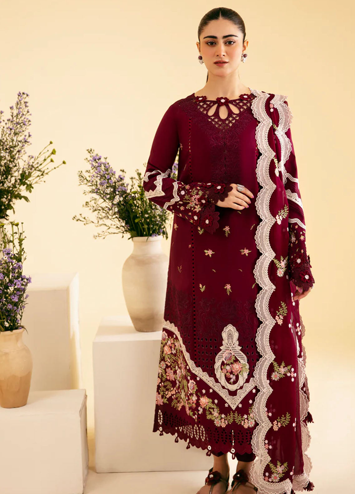 Qlinekari By Qalamkar Unstitched Lawn Collection 2024 SQ-11 Zenal