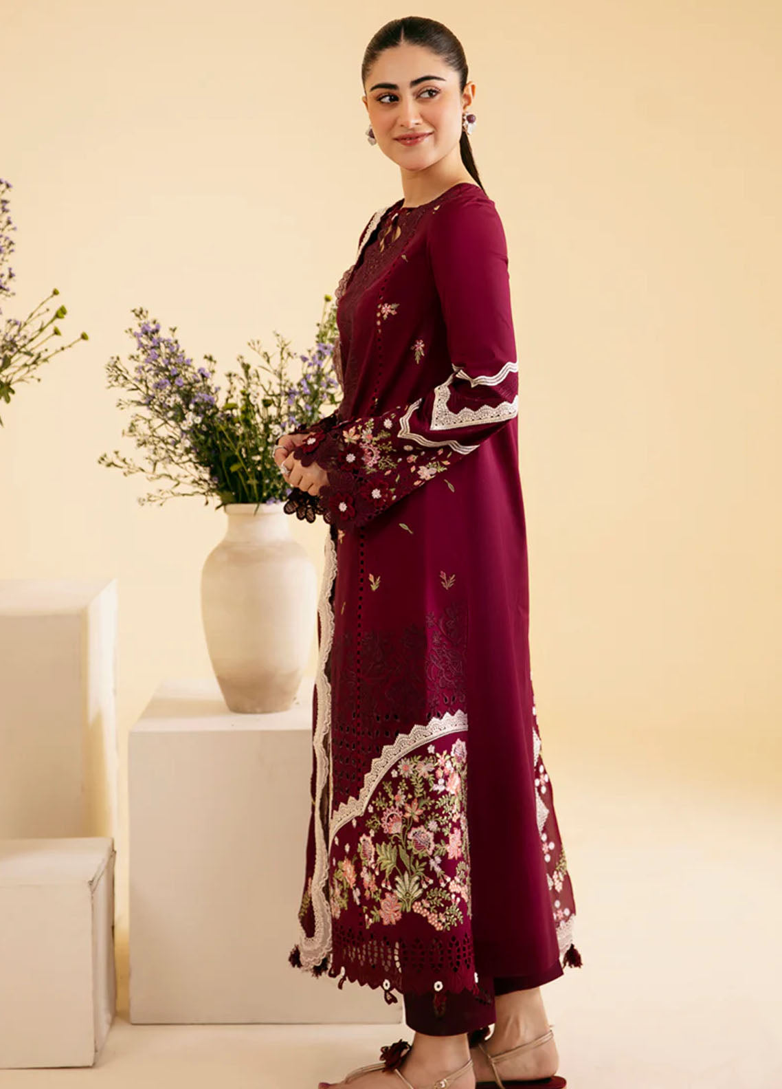 Qlinekari By Qalamkar Unstitched Lawn Collection 2024 SQ-11 Zenal