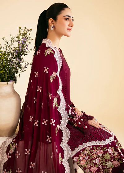 Qlinekari By Qalamkar Unstitched Lawn Collection 2024 SQ-11 Zenal