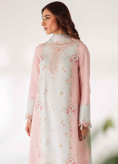 Qprints By Qalamkar Unstitched Lawn Collection 2024 AR-07 Sabine