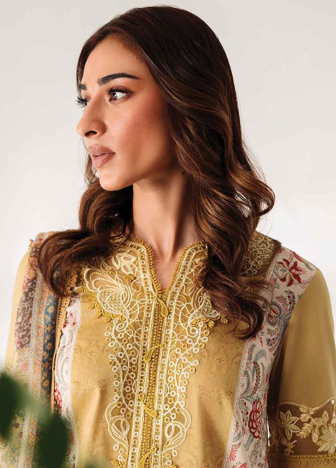 Qprints By Qalamkar Unstitched Lawn Collection 2024 AR-08 Anais