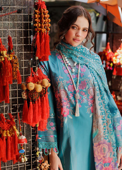 Rang-E-Bahar by Charizma Embroidered Lawn Suits Unstitched 3 Piece CRZ25RB CRB5-12