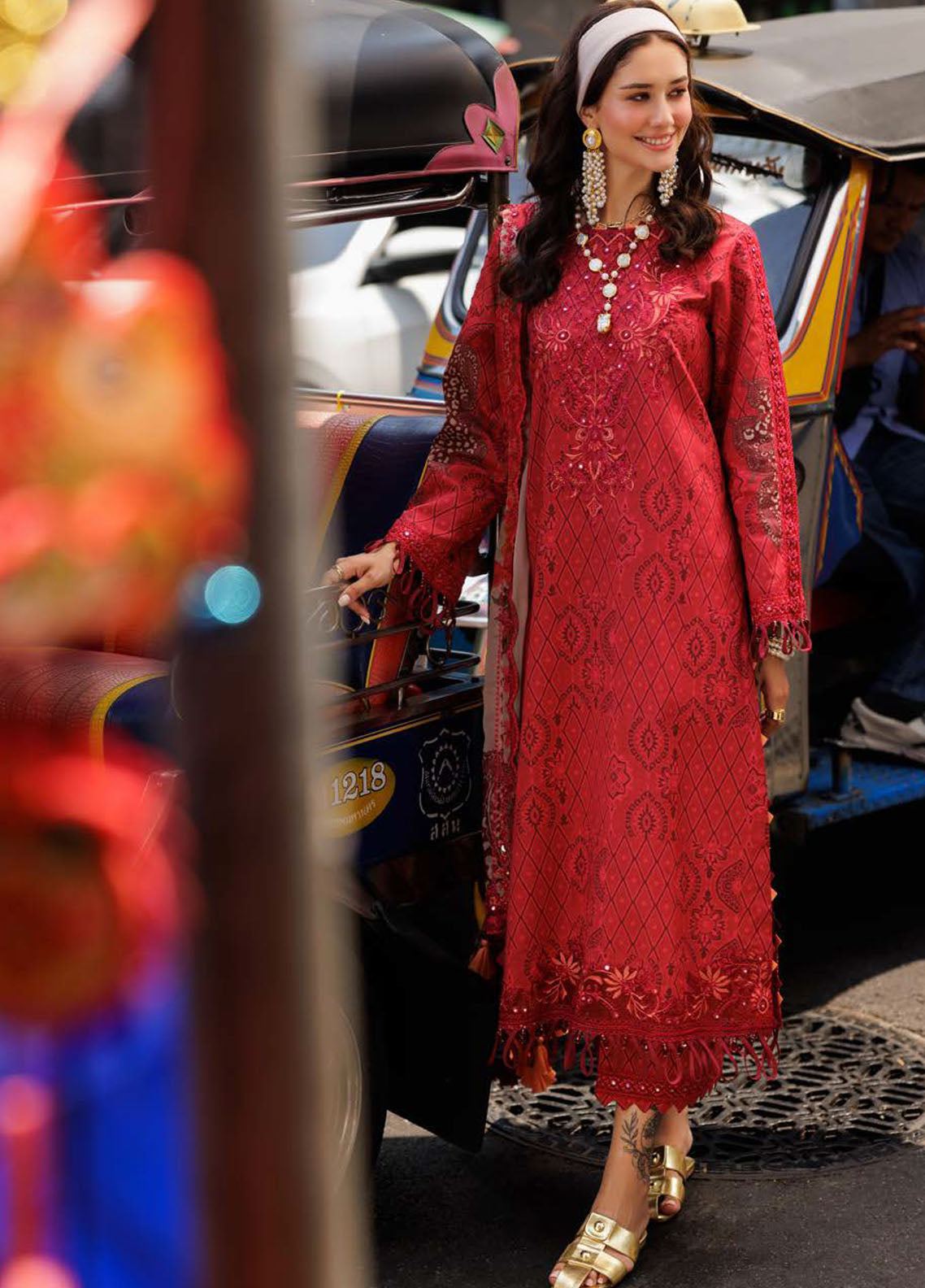 Rang-E-Bahar by Charizma Embroidered Lawn Suits Unstitched 3 Piece CRZ25RB CRB5-13