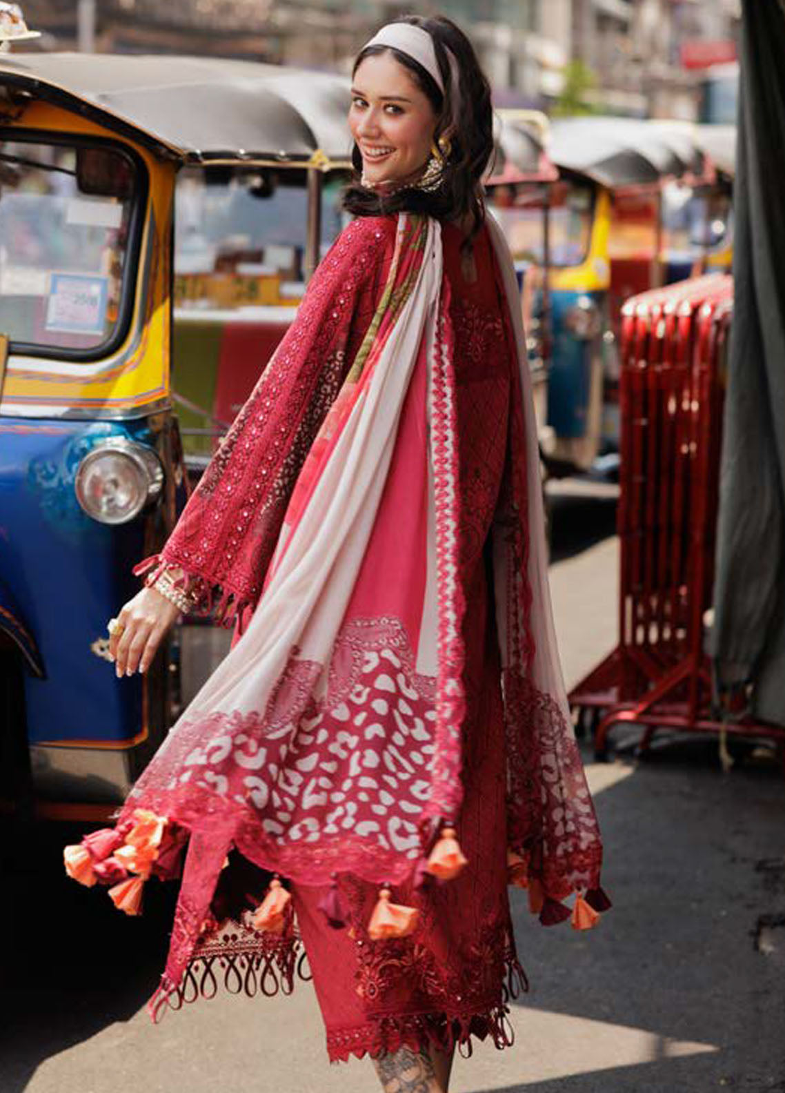 Rang-E-Bahar by Charizma Embroidered Lawn Suits Unstitched 3 Piece CRZ25RB CRB5-13