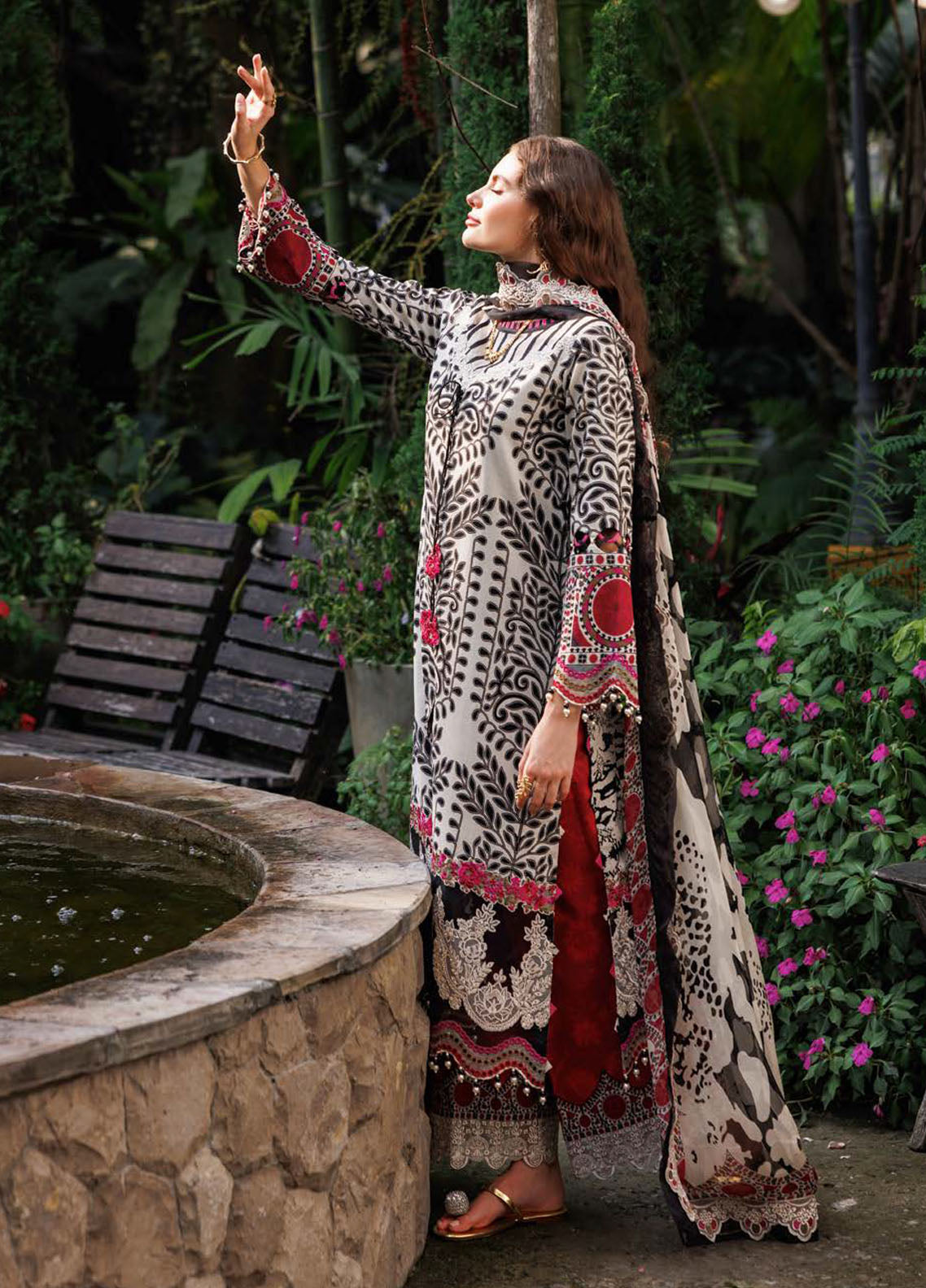 Rang-E-Bahar by Charizma Embroidered Lawn Suits Unstitched 3 Piece CRZ25RB CRB5-11