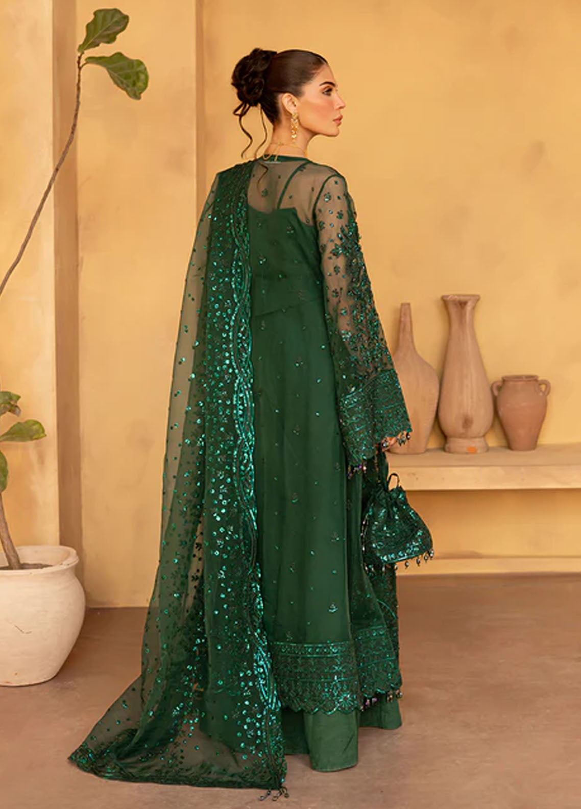 Regalia by Emaan Adeel Embroidered Organza Suits Unstitched 3 Piece EA25RL Ivyen