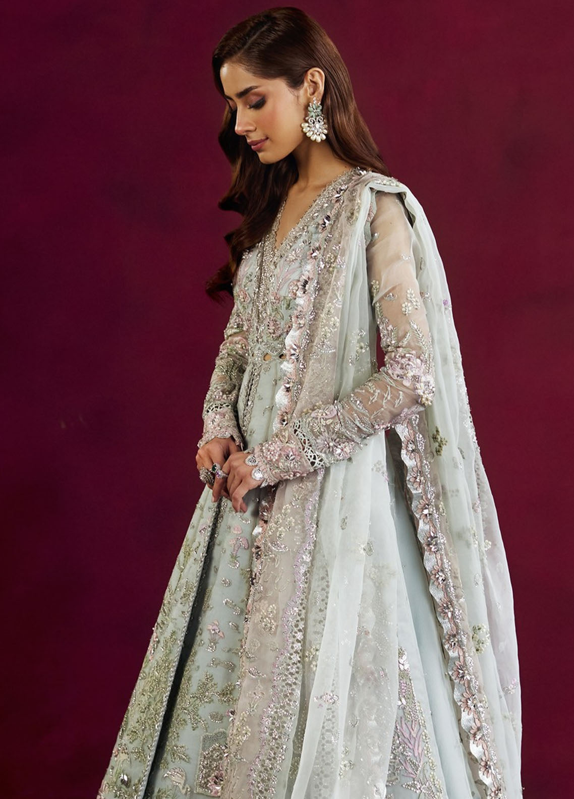 Republic WomensWear Embroidered Suits Unstitched 3 Piece RW24PV D-08 Kyla - Wedding Collection