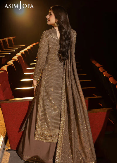 Rejoice by Asim Jofa Embroidered Paper Cotton Suits Unstitched 3 Piece AJ25RF AJLFF-08-UNS