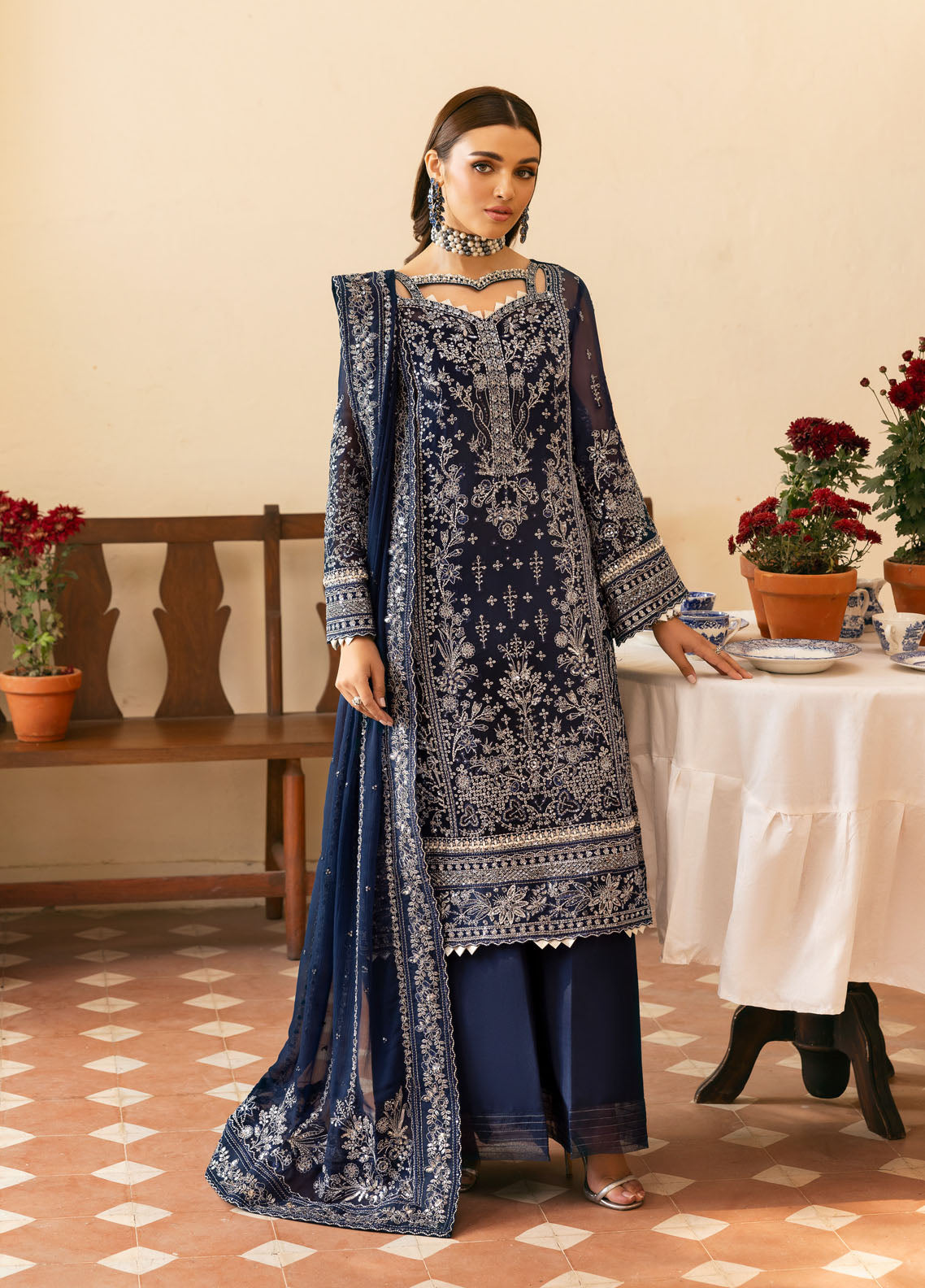 Reverie by Gulaal Unstitched Embroidered Chiffon Collection 2025 D-09 Arista