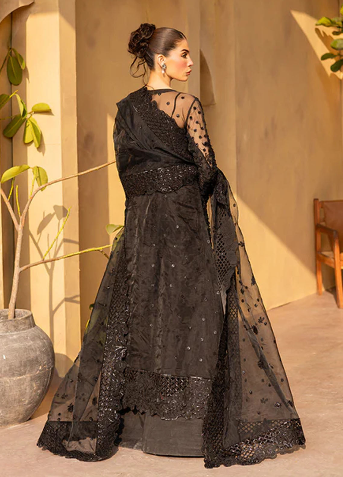Regalia by Emaan Adeel Embroidered Organza Suits Unstitched 3 Piece EA25RL Velvra