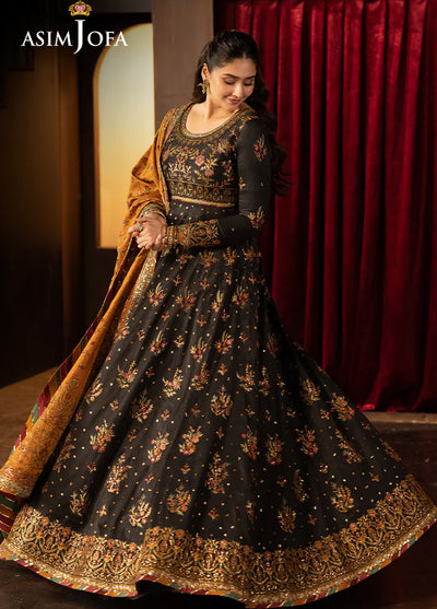 Rejoice by Asim Jofa Embroidered Silk Suits Unstitched 3 Piece AJ25RF AJLFF-19-UNS