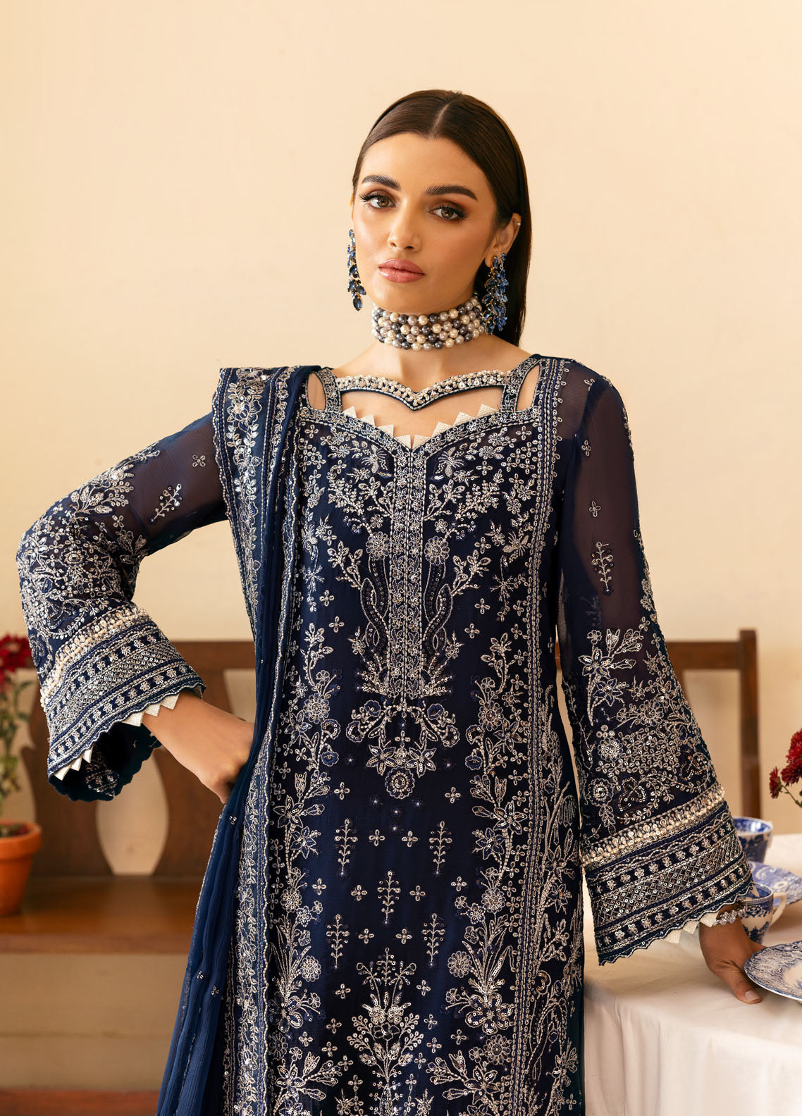 Reverie by Gulaal Unstitched Embroidered Chiffon Collection 2025 D-09 Arista