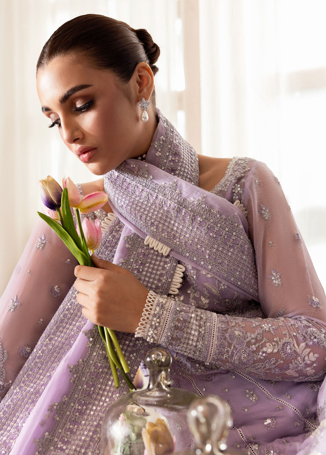 Reverie by Gulaal Unstitched Embroidered Chiffon Collection 2025 D-05 Pareesa