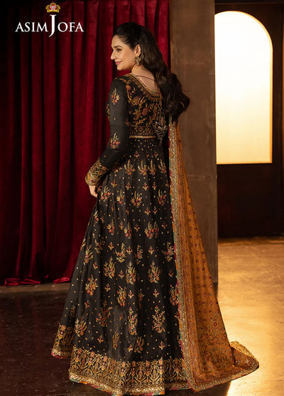 Rejoice by Asim Jofa Embroidered Silk Suits Unstitched 3 Piece AJ25RF AJLFF-19-UNS