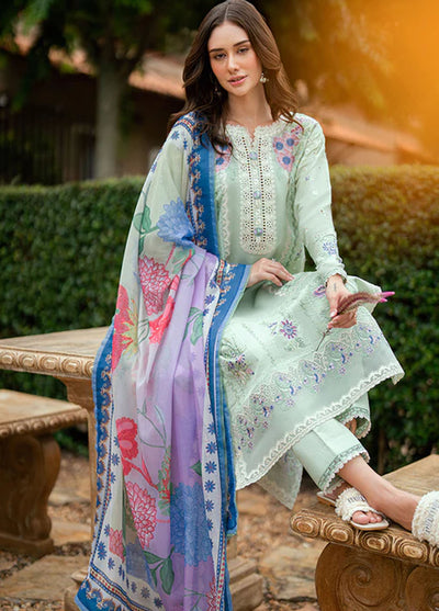 Roheenaz Embroidered Lawn Suits Unstitched 3 Piece D-04 A Veloura