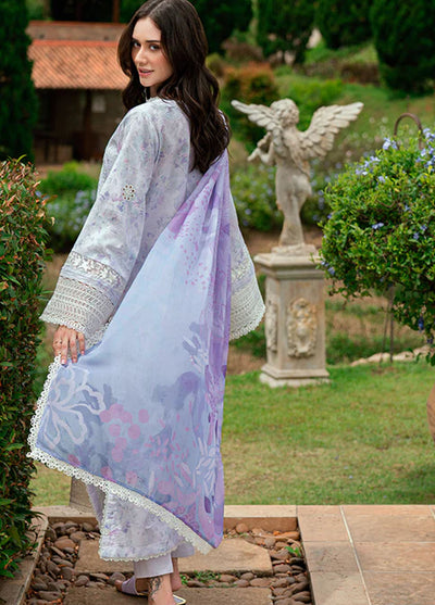 Roheenaz Embroidered Lawn Suits Unstitched 3 Piece D-08 B Florin